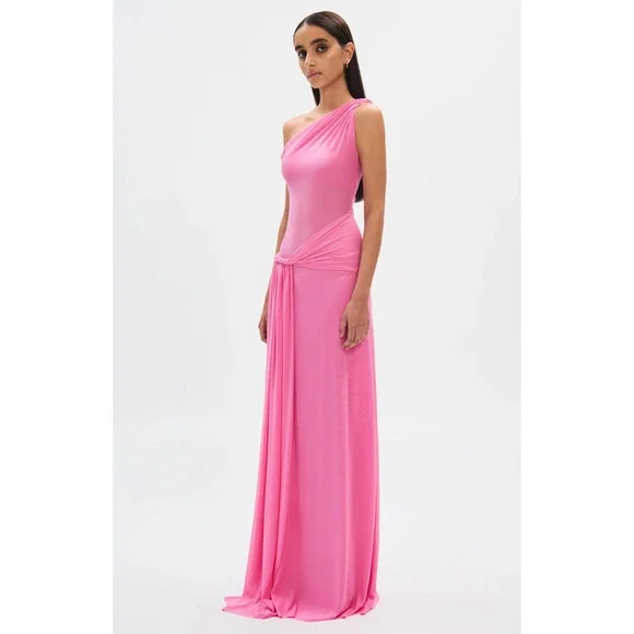 Misha THE 'SISAL' MESH DRESS Orchid Pink L